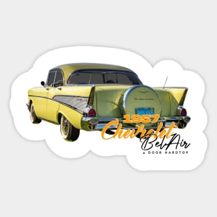 1957 Chevrolet BelAir 4 door hardtop sedan Sticker